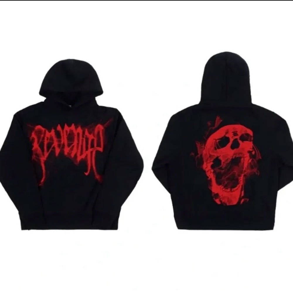 REVENGE Official RED SKULL HOODIE XXL New in Packaging